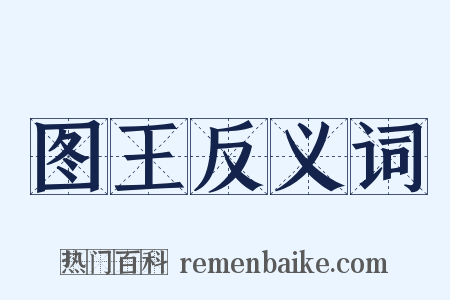 图王反义词是什么意思的图片